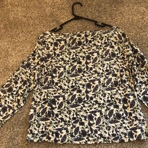 J. Crew paisley blouse